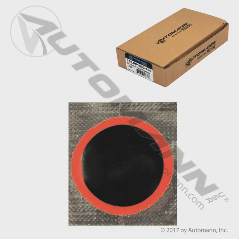 159.PP1000-100 - Tire Patch Tube/Tubeless 1.000in