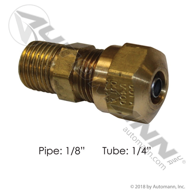 177.14684A - Male Connector DOT 1/4IN x 1/8NPT