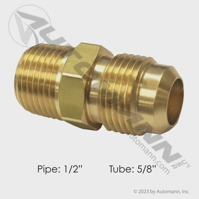 177.84810D - Male Connector 5/8in SAE X 1/2in Pipe