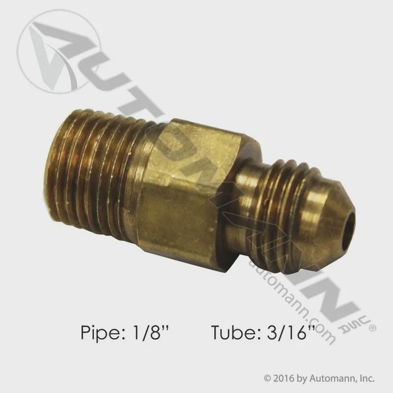 177.8483A - Male Connector 3/16in SAE X 1/8in Pipe