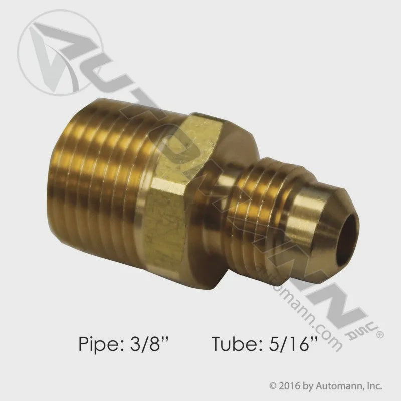 177.8485C - Male Connector 5/16in SAE X 3/8in Pipe