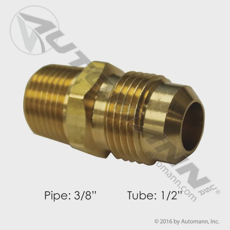 177.8488C - Male Connector 1/2in SAE X 3/8in Pipe