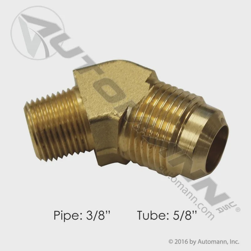 177.85410C - Male Elbow 45 DEG 5/8in SAE X 3/8in Pipe