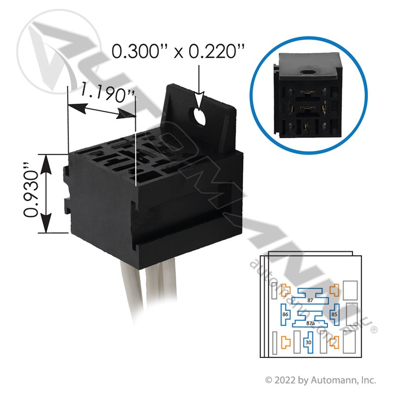 178.25545H - Harness for 4/5 Pin Mini Relays
