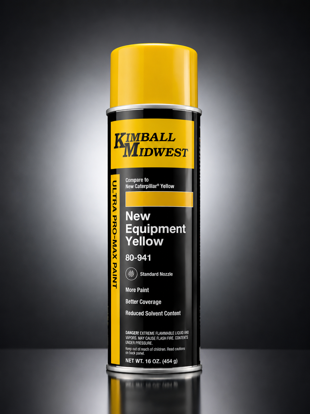 80941 New Equipment Yellow Ultra Pro•Max Oil-Based Enamel Spray Paint