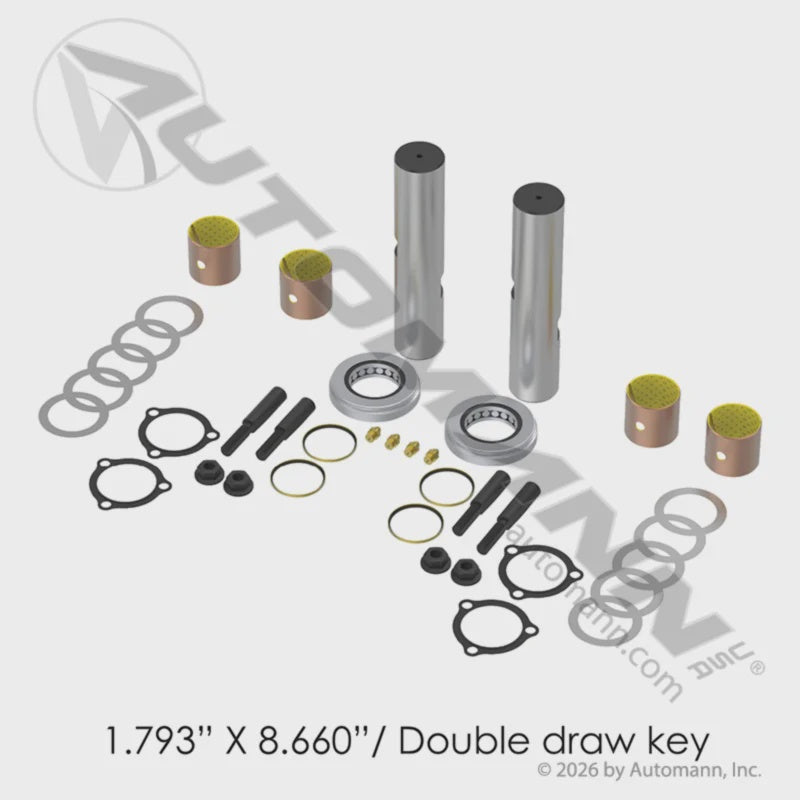 460.631CP - King Pin Kit Premium Composite Bushing
