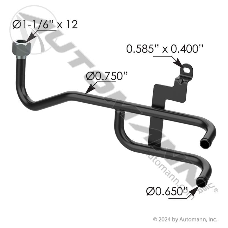 561.46534 - Pipe Heater Sleeper Freightliner