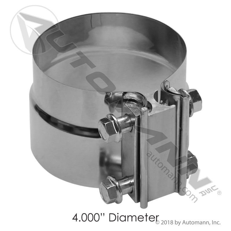 562.U3104SS - Exhaust Band Clamp Preformed 4in