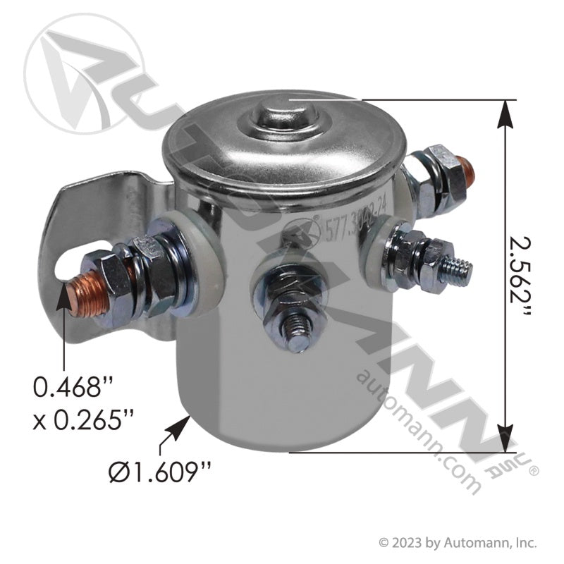 577.3042-24 - Starter Solenoid 4 Terminal 85A 24V