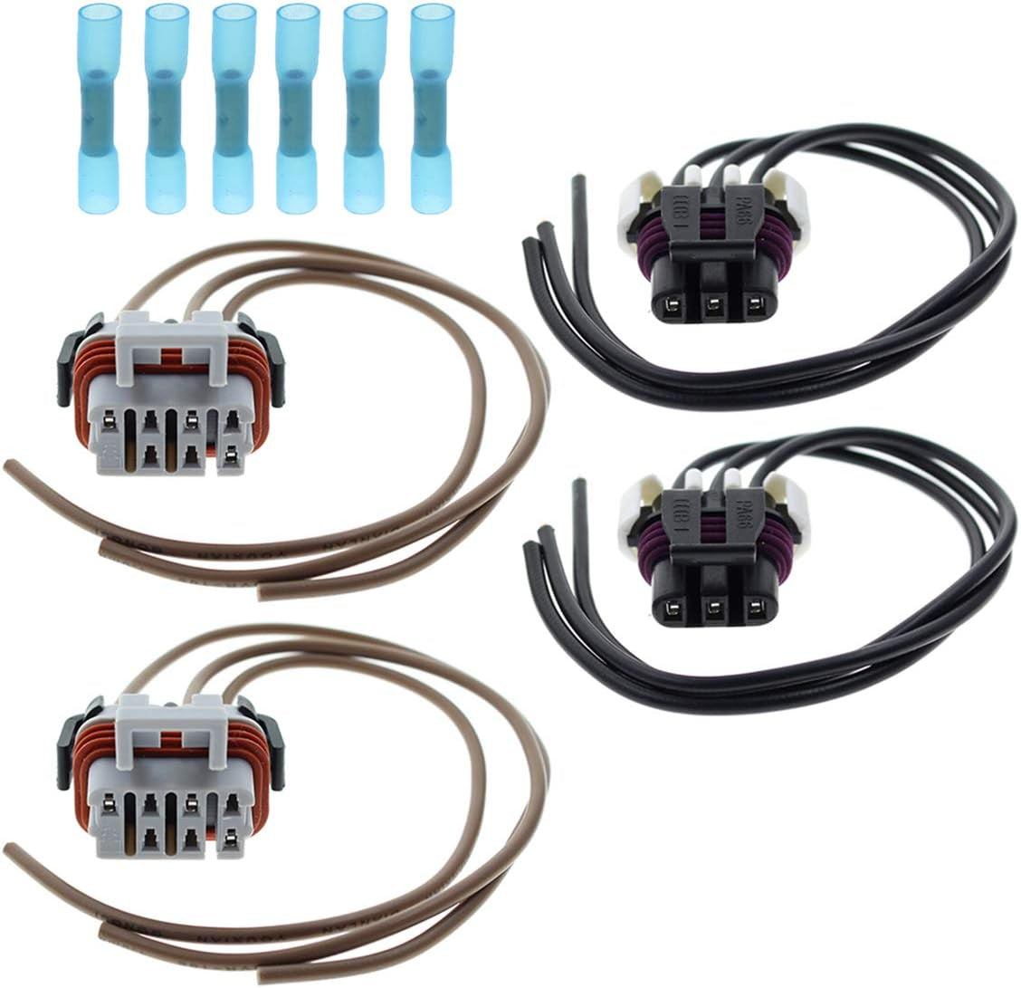 Headlight & Turn Signal Harness Plug Connector Pigtail Cable Kit 224396007 Replacement Fit for Freightliner Columbia Truck 2005-2014 Replace 224-396-007