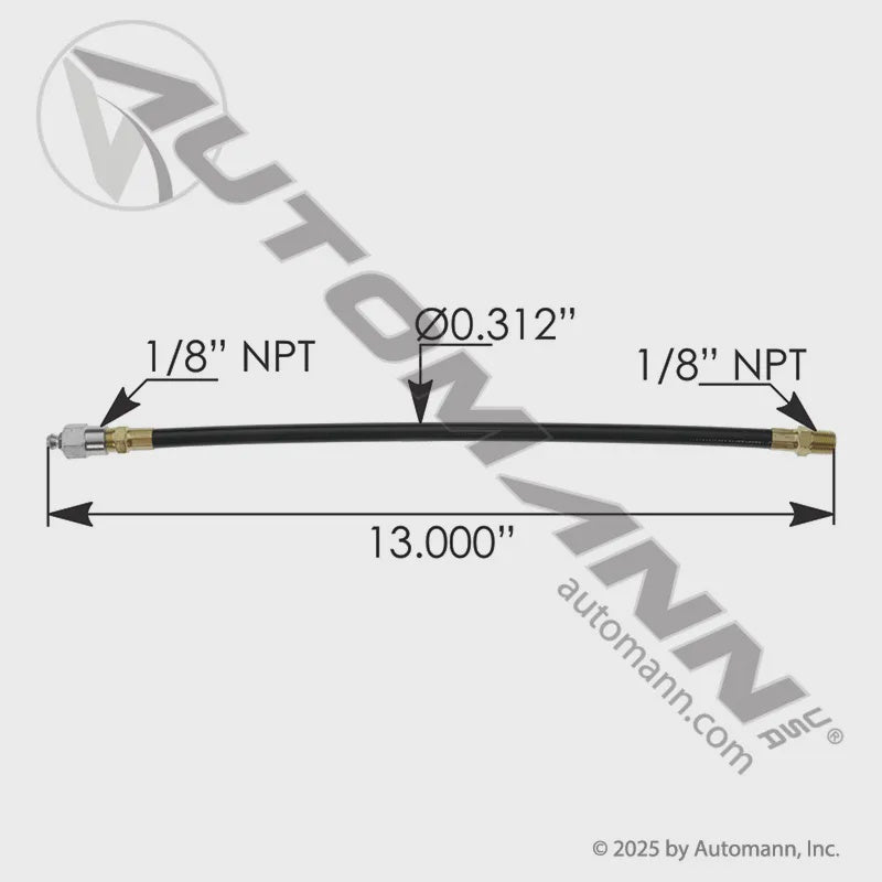 755.GH110 - Clutch Hose Freightliner