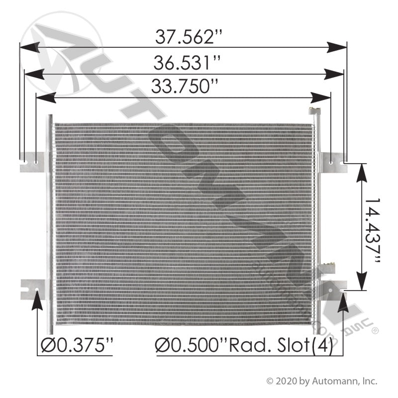 813.75102 - Condenser Peterbilt