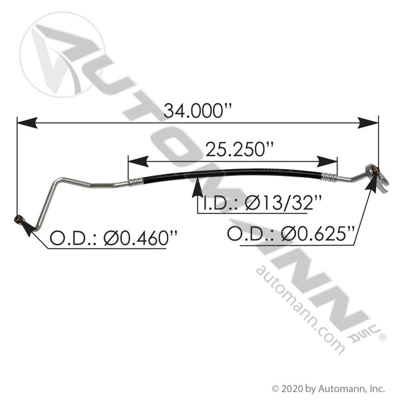 830.946002 - AC Hose Assy Freightliner