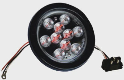 F235156 | RED Clear, 4in Dia. 10 LED Sealed Kit