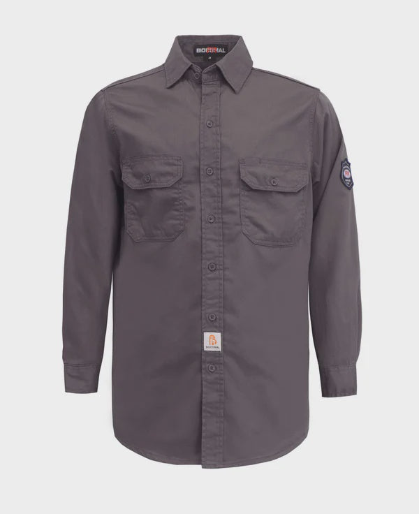 FR Solid Color Shirts With Buttom