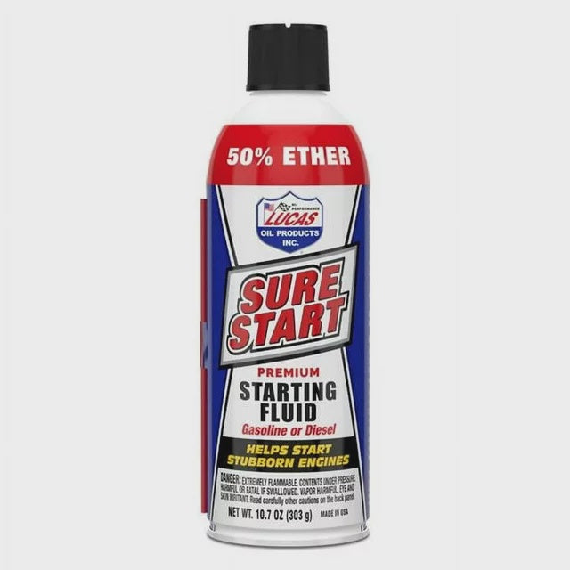 Lucas Oil LUC11238 10.7 oz Lucas Sure Start Premium Starting Fluid