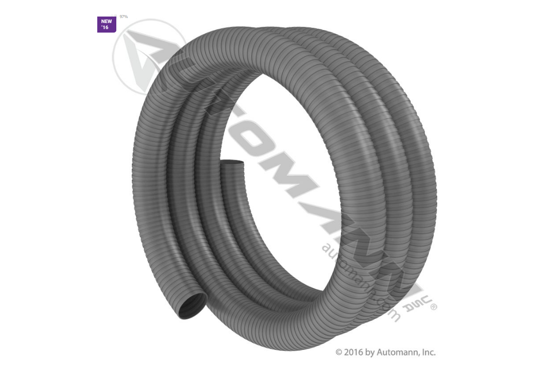 Flex Tubing 4in  Galvanized 25ft / FLX400A