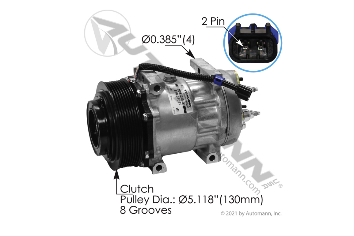 830.31052 - Air Conditioning Compressor 7H15 Type