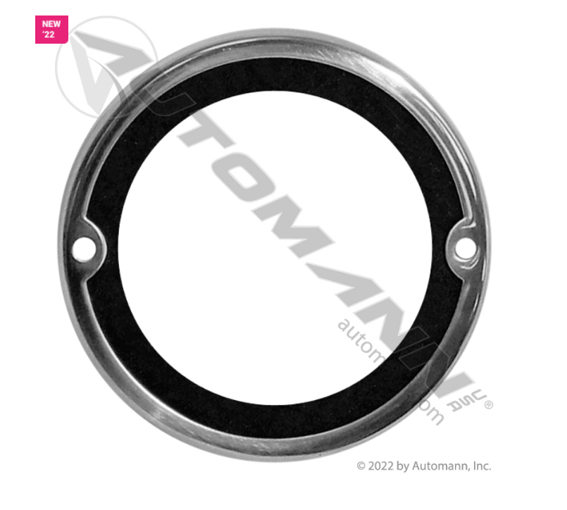 571.BZ3538SS - Light Bezel 3-1/2in Stainless Steel 3/8