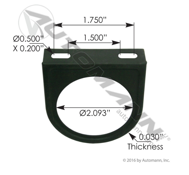 178.1301 - Mounting Panel for Single Gauge