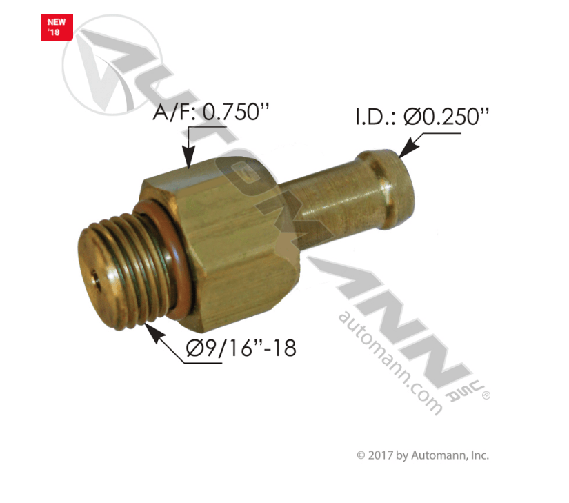 170.46568 Check Valve for 575.1012 Reservoir - Ensures Proper Coolant Flow in Freightliner M2 Trucks