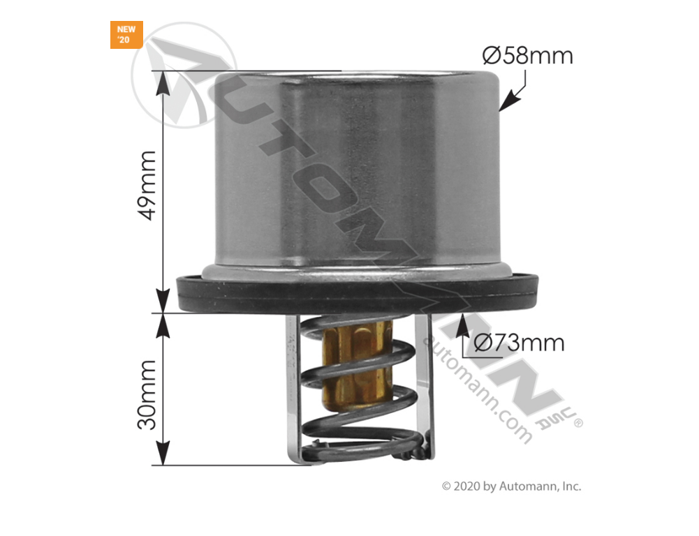 840.TH233312MA - Thermostat Heavy Duty