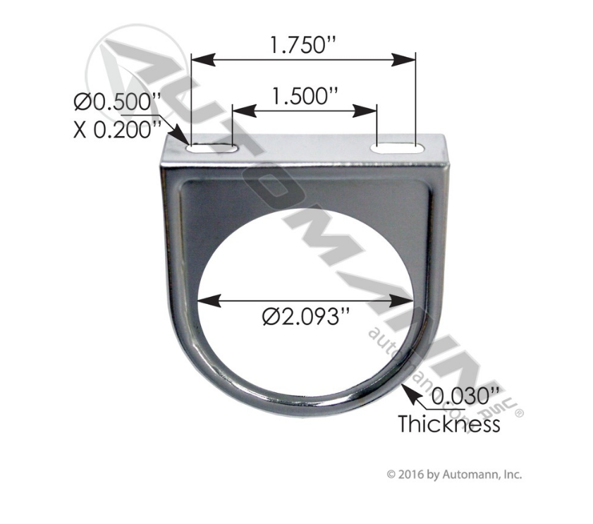 178.1311 - Mounting Panel for Single Gauge