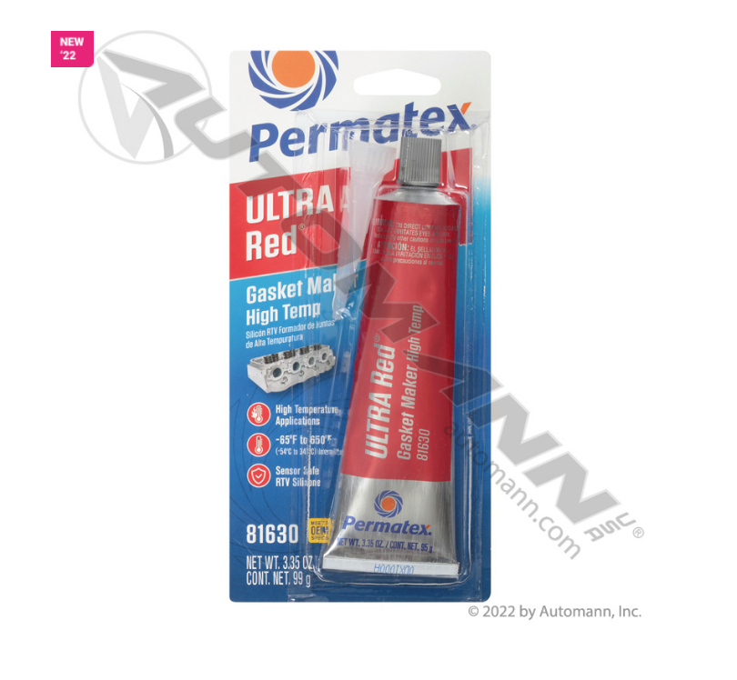 PRX81630 - Hi Temp Red RTV Sil Gasket Maker 3oz