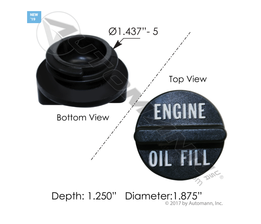 572.4002 - Engine Oil Fill Cap Cummins