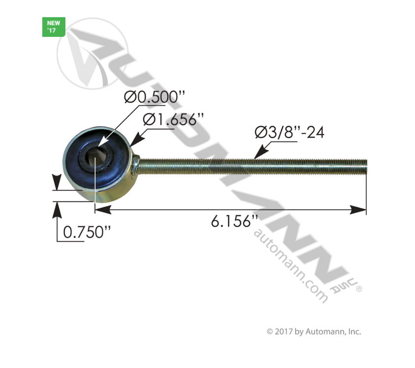 462.ES46109 - Clutch Rod End Freightliner