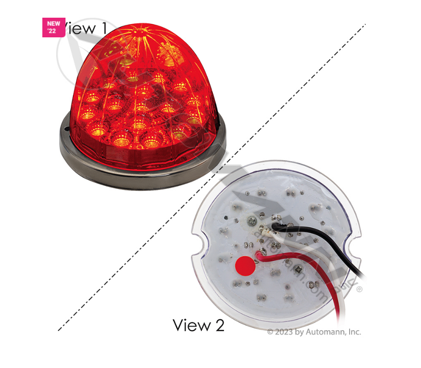 571.LD3231CR17.2 - Cab Light Dual Function Watermelon