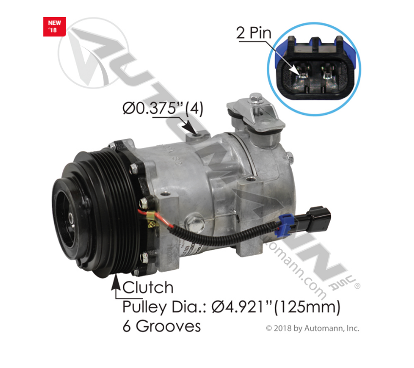 830.31047 - Air Conditioning Compressor 7H15 Type