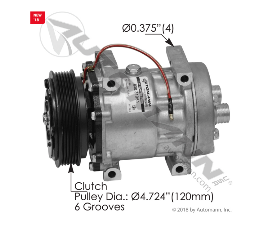 830.31054 - Air Conditioning Compressor 7H15 Type