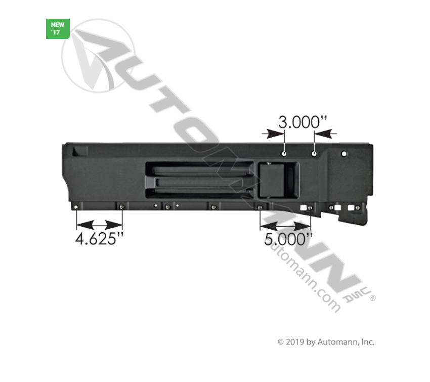 HLK2313 - Window Sill Black LH Freightliner