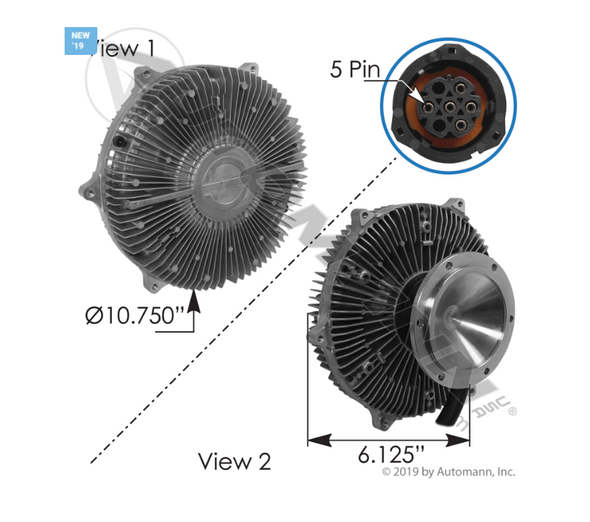 810.46483 - Fan Clutch Electric Freightliner