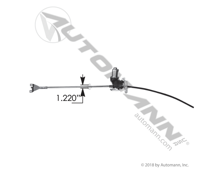 HLK2293 - Window Regulator LH Freightliner