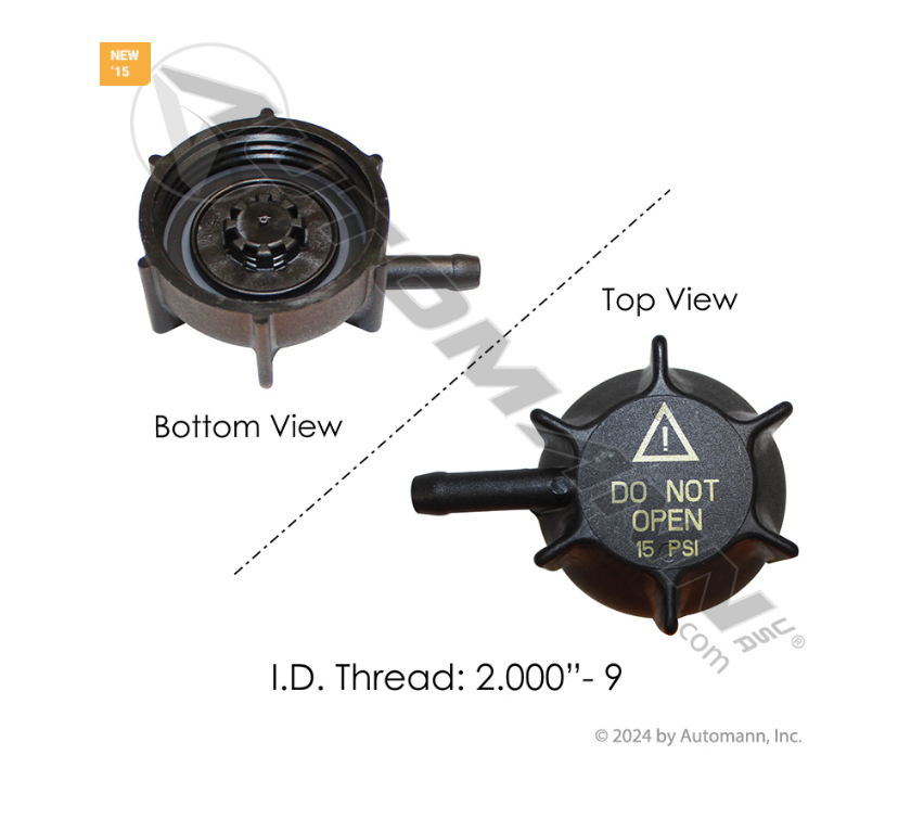 572.2010 - Coolant Reservoir Pressure Cap