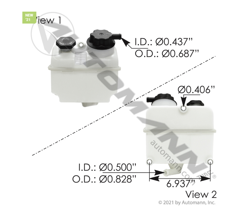 575.1133 - Power Steering Reservoir Freightliner