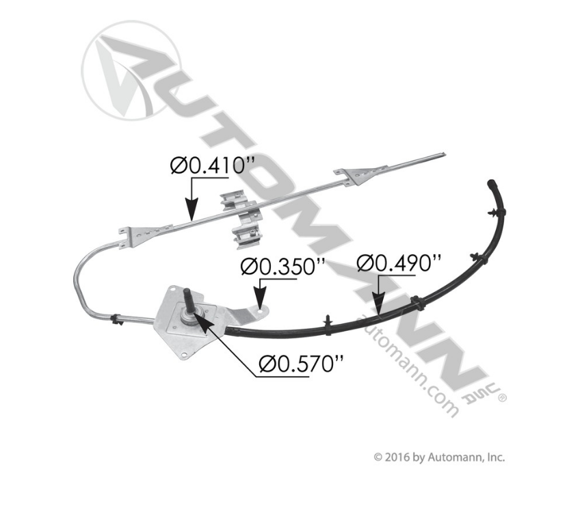 HLK2094 - Window Regulator RH Freightliner