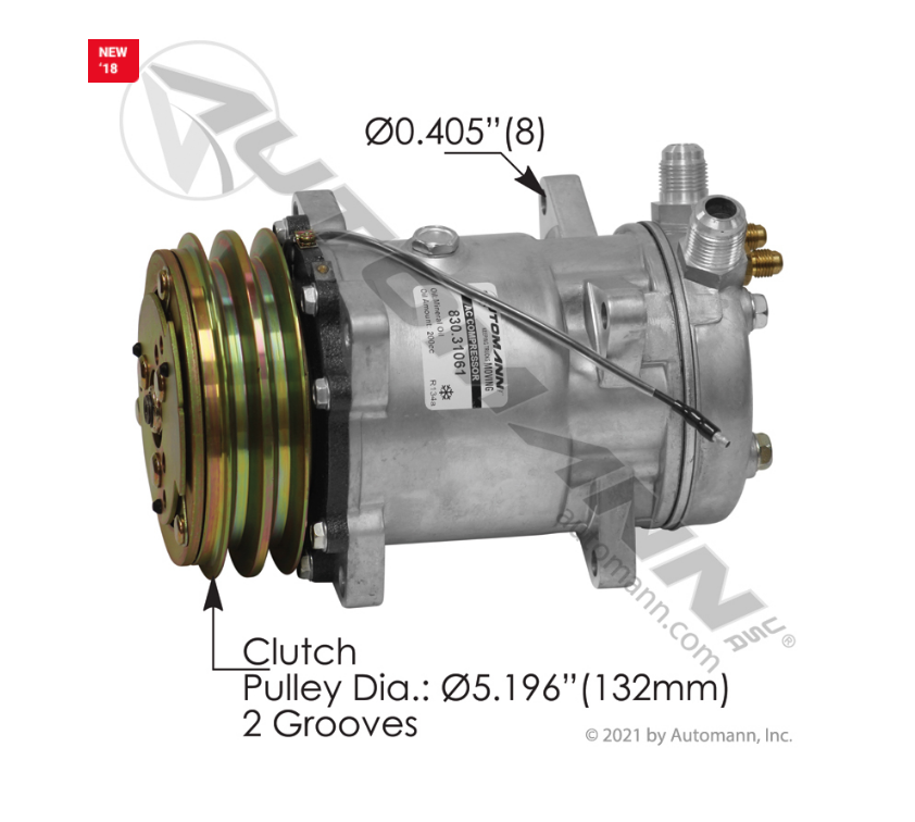 830.31061 - Air Conditioning Compressor 510 Type