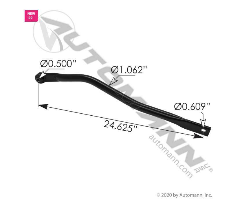 TRR4603 - Radiator Support Rods Freightliner