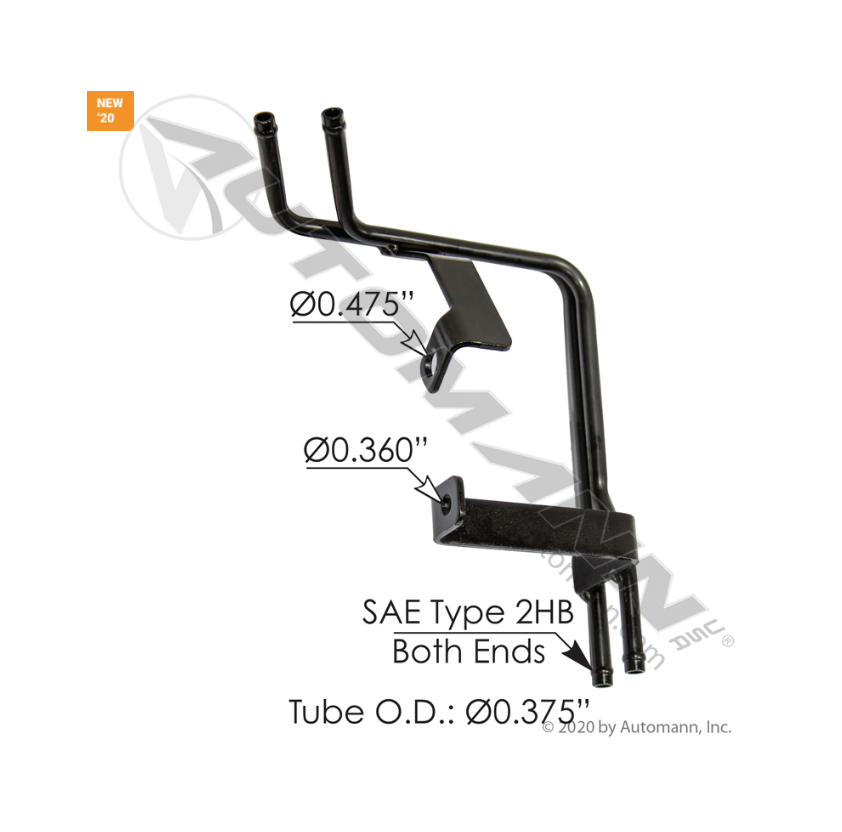 561.46710 - Coolant Tube Freightliner