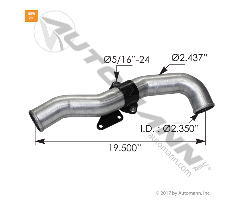 561.46182 LOWE RADIATOR PIPE