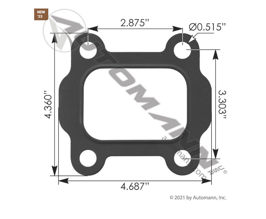 820.90434G1 - Turbo Mounting Gasket Cummins ISX 15.0L