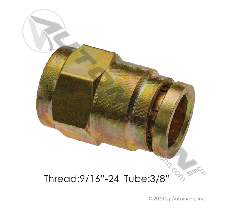 177.13B686 - Brass PLC Retrofit Connector 3/8in