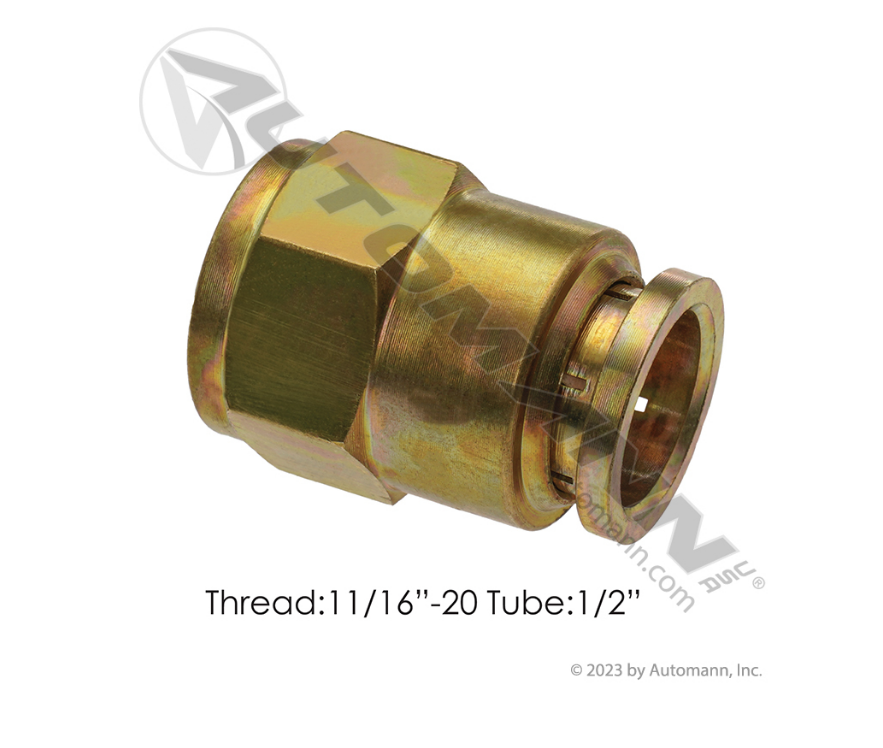 177.13B688 - Brass PLC Retrofit Connector 1/2in