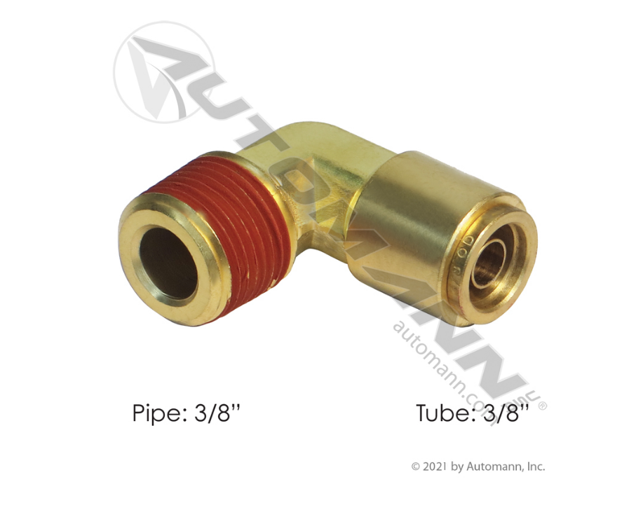 177.13B156C - Brass PLC Male Elbow 3/8 X 3/8in