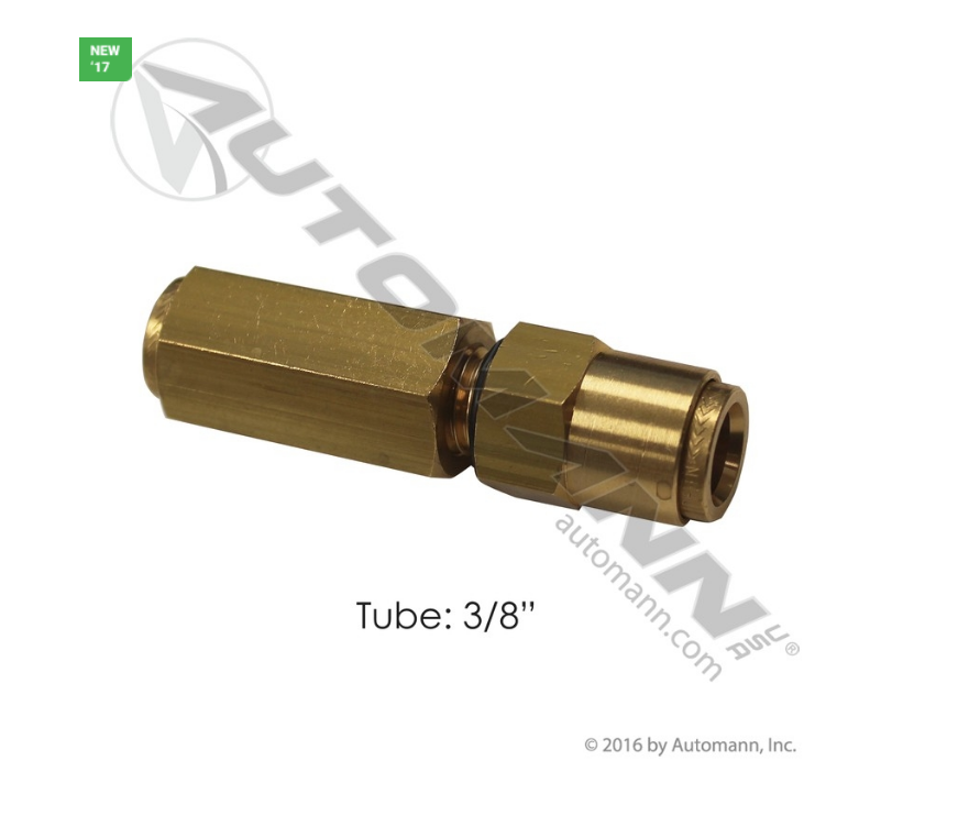 177.V8079640 - Brass PLC Bulkhead Fitting Volvo