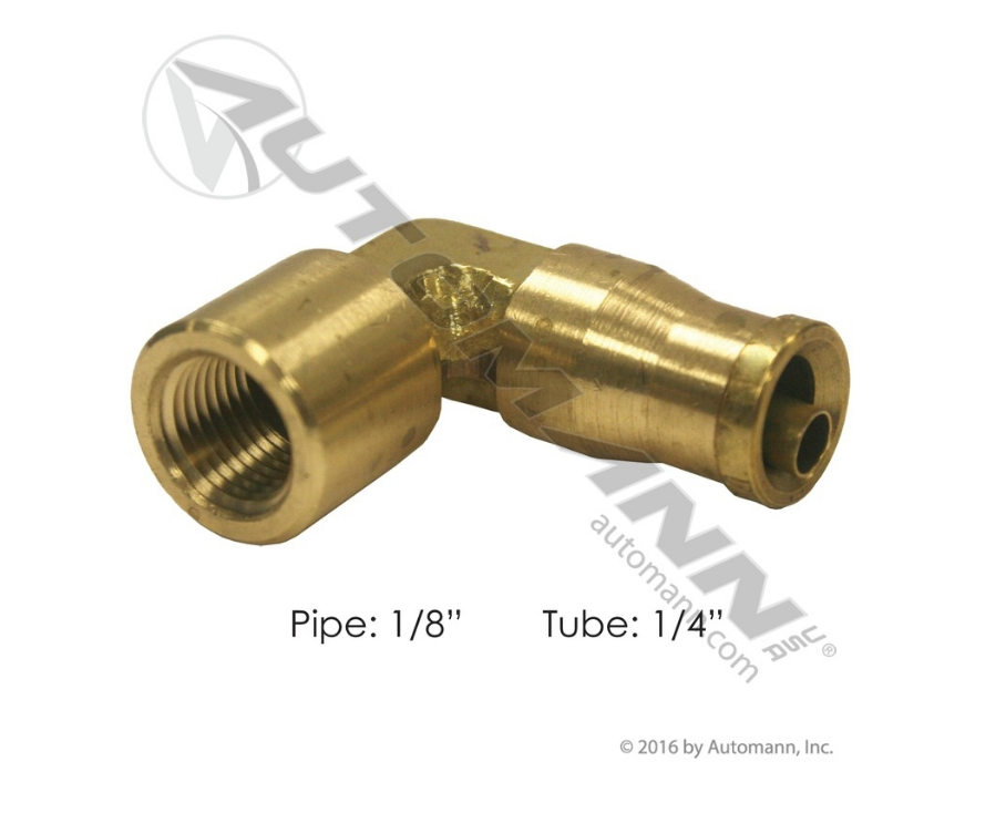 177.13B704A - Brass PLC Female Elbow 1/4 X 1/8in