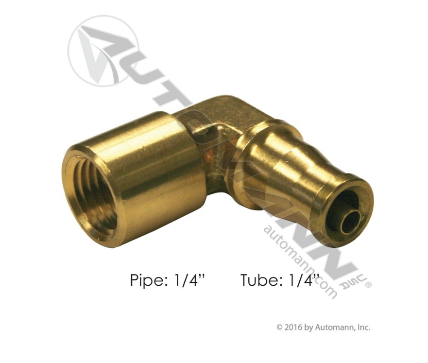 177.13B704B - Brass PLC Female Elbow 1/4 X 1/4in